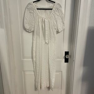 Free People Tie front maxi dress